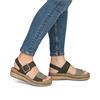 Rieker Double Velcro Strap Sandal - Moss